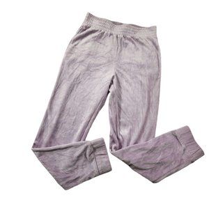 Pure Velour - Cuffed, Elasticated High Rise Velour Joggers, Purple by Wild Fable